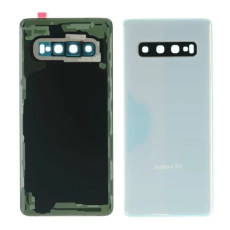 Capac Baterie Samsung G973 Galaxy S10 Alb Original Swap