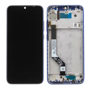 Ecran Xiaomi Redmi Note 7 Albastru Cu Rama (Compatibil)
