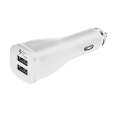 Incarcator Auto Rapid Alb 2 x USB