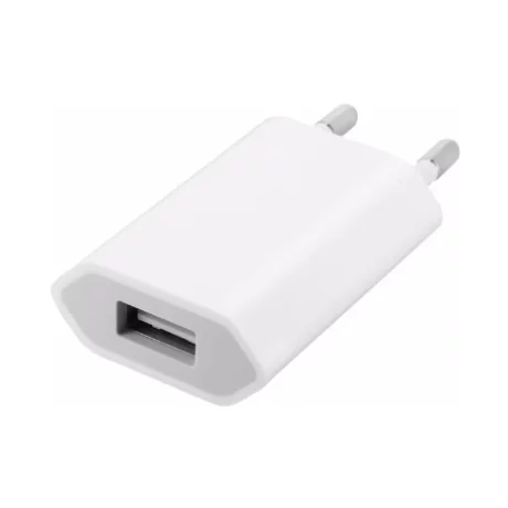 Incarcator Retea USB iPhone A1400 Alb Cu Logo (Compatibil)