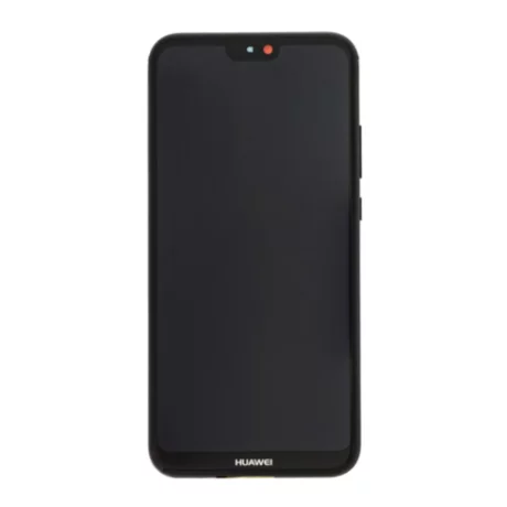 Ecran Huawei P20 Lite/ Huawei Nova 3e Negru CU RAMA (Compatibil)