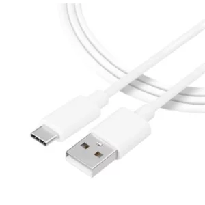 Tactical Cablu Date si Incarcare Type USB-A/ USB-C Alb 2 M