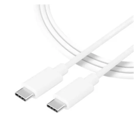 Tactical Cablu Date si Incarcare Type USB-C/ USB-C Alb 2 M