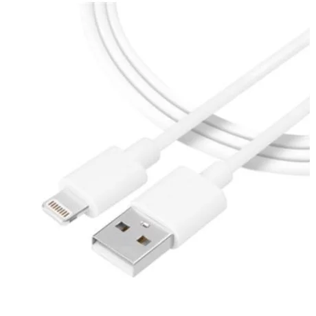 Tactical Cablu Date si Incarcare USB-A/ Lightning Alb 2 M