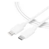 Tactical Cablu Date si Incarcare USB-C/ Lightning Alb 2 M