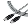 Tactical Cablu Date si Incarcare USB-C/ USB-C Fast Rope Kevlar 100W 20V/5A Gri 2 M