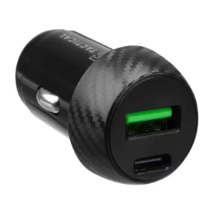 Tactical Incarcator Auto Rapid 1 x USB-C si 1 x USB-A Negru