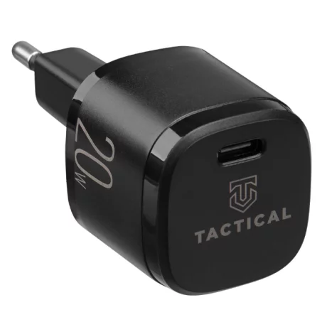 Mini Incarcator Retea USB-C 20W Tactical Negru