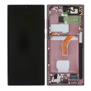 Ecran Samsung S908 Galaxy S22 Ultra 5G Burgundy/ Bronze (Bronz Visiniu) (Service Pack)