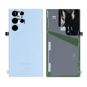Capac Baterie Samsung S908 Galaxy S22 Ultra 5G Sky Blue (Albastru Deschis) (Service Pack)