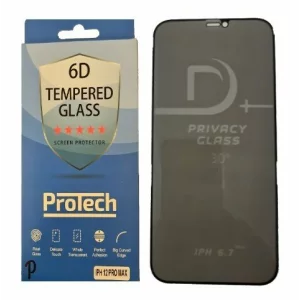 Folie Sticla Privacy 6D iPhone 12 Pro Max