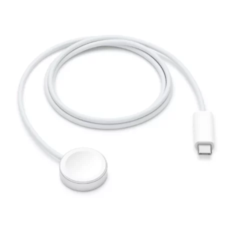 Cablu Date si Incarcare USB-C Apple Watch 1/2/3/4/5/6/SE/7 Alb 1 Metru