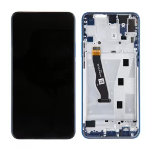 Ecran Compatibil pentru Honor 9X Albastru CU RAMA
