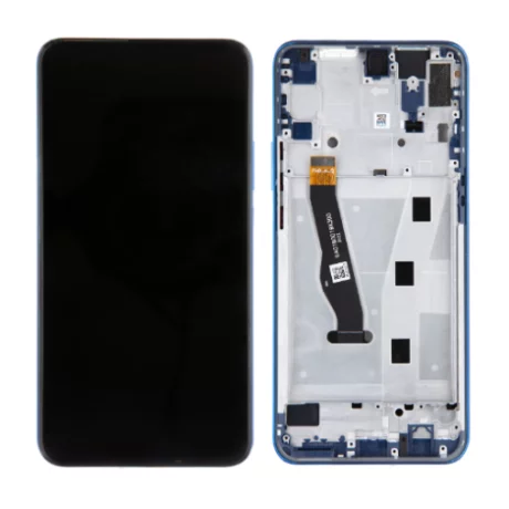 Ecran Compatibil pentru Honor 9X Albastru CU RAMA