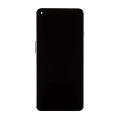 Ecran Compatibil pentru OnePlus 9 Negru Cu Rama (Original Refurbished)