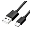 Cablu Date Si Incarcare USB Type-C 1.2M Negru (Compatibil)