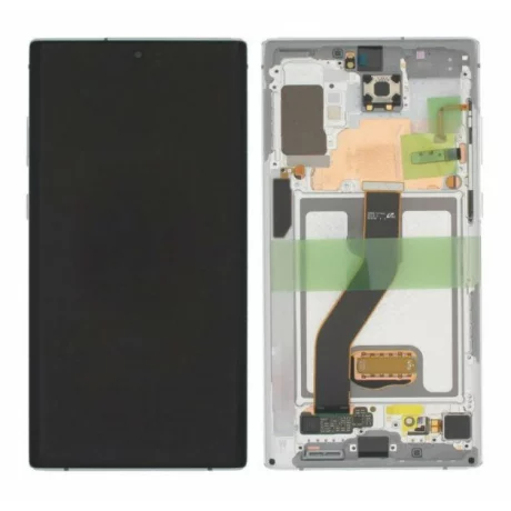 Ecran Samsung N975 Galaxy Note 10 Plus Aura White (Alb) (Service Pack)
