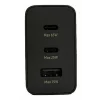 Incarcator Retea Samsung Trio 2 xUSB-C 1xUSB-A, 65W, Fast Charge, Negru  (Original)