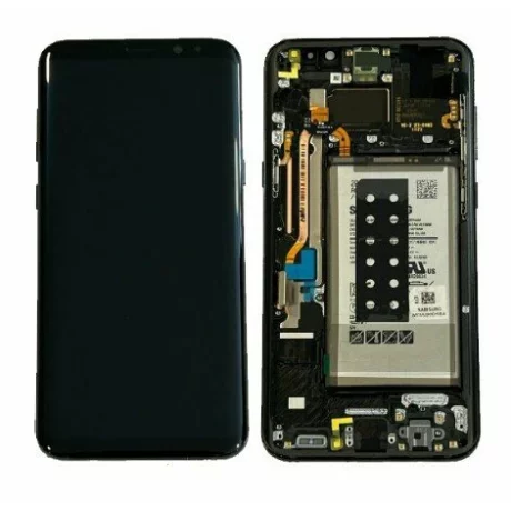 Ecran Samsung G955 Galaxy S8 Plus Negru Cu Baterie (Service Pack)