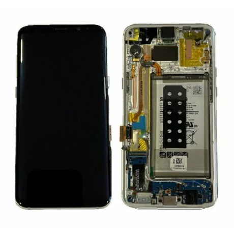 Ecran Samsung G955 Galaxy S8 Plus Argintiu Cu Baterie (Service Pack)