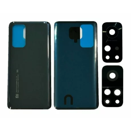 Capac Baterie Xiaomi Mi 10T/ Mi 10T Pro Negru Cu Sticla Camera (Compatibil)