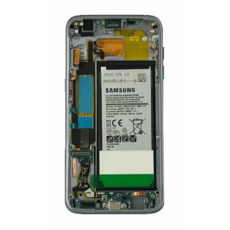 Ecran Samsung G935 Galaxy S7 Edge Negru Cu Baterie (Service Pack)