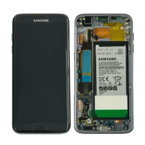Ecran Samsung G935 Galaxy S7 Edge Negru Cu Baterie (Service Pack)