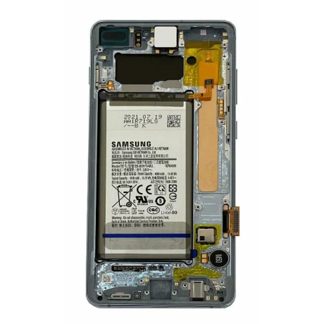 Ecran Samsung G975 Galaxy S10 Plus Prism Blue (Albastru) Cu Baterie (Service Pack)