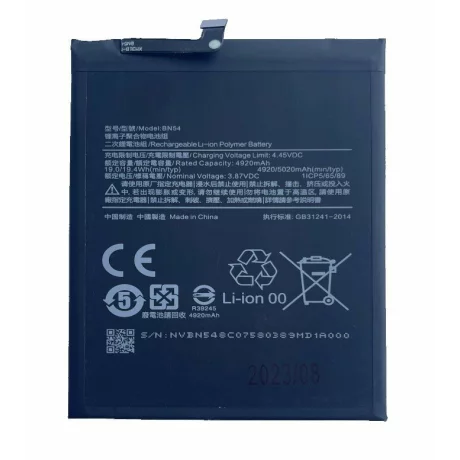 Acumulator Compatibil pentru Xiaomi BN54 Redmi 9 / Redmi Note 9 4G 5020mAh