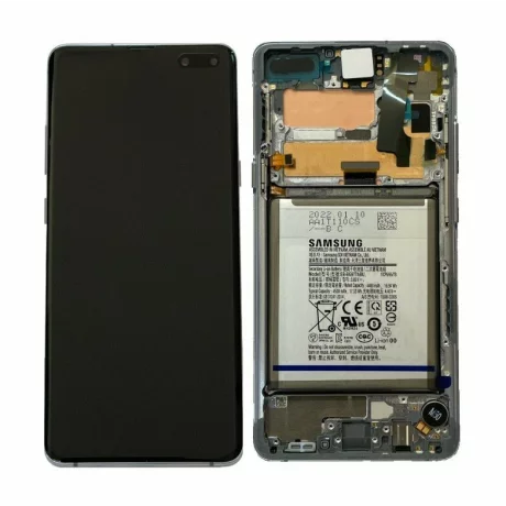Ecran Samsung G977 Galaxy S10 5G Crown Silver Cu Baterie (Service Pack)
