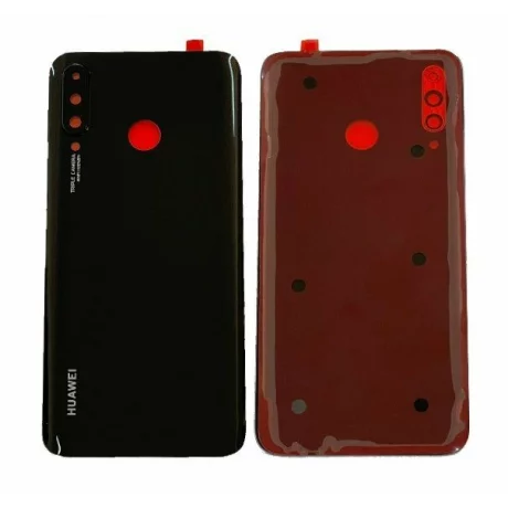 Capac Baterie Huawei P30 Lite 48 MP Midnight Black Fara Amprenta, Include Sticla Camera (Compatibil)