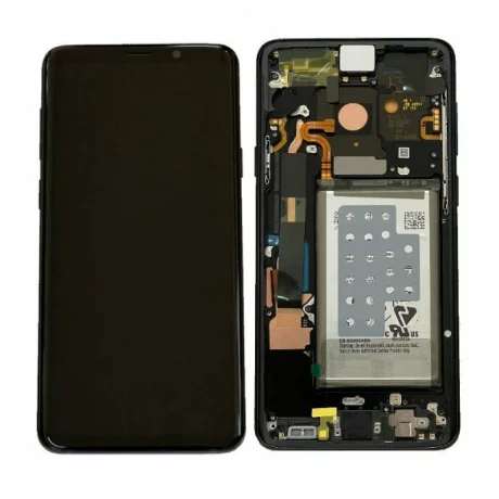 Ecran Samsung G965 Galaxy S9 Plus Midnight Black Cu Baterie (Service Pack)