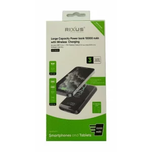 Baterie Externa Rixus  Wireless 10.000 mAh