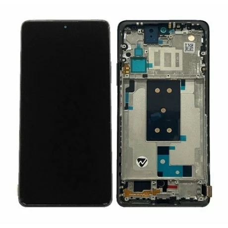 Ecran Compatibil pentru Xiaomi 11T 5G / 11T Pro 5G Negru CU RAMA