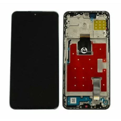 Ecran Compatibil pentru Honor X8a 4G / Honor 90 Lite 2023 Argintiu CU RAMA