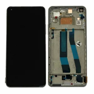 Ecran Compatibil pentru Xiaomi 11 Lite 5G NE Silver CU RAMA