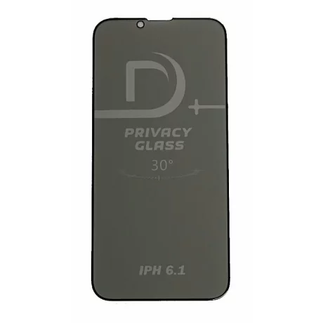 Folie iPhone 13/ iPhone 13 Pro/ iPhone 14/ iPhone 16e Sticla 6D PRIVACY