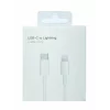 Cablu Date Si Incarcare USB Type-C To Lightning 2M Alb Retail Box (Compatibil)