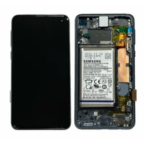 Ecran Samsung G970 Galaxy S10e Prism Black (Negru) CU BATERIE (Service Pack)