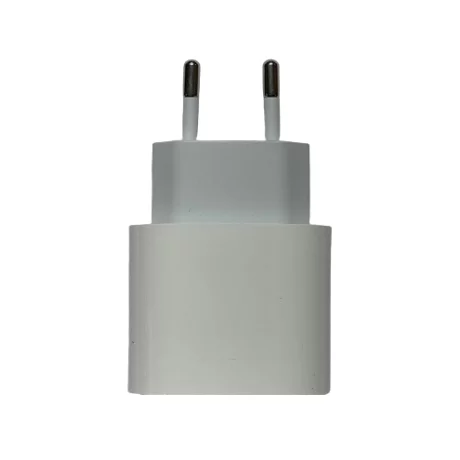 Incarcator Retea iPhone USB-C 20W Alb Cu Logo (Calitate AAA)