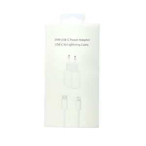 Incarcator Retea USB-C 20W Alb Retail Box - Cablu 1M Inclus- (Compatibil)