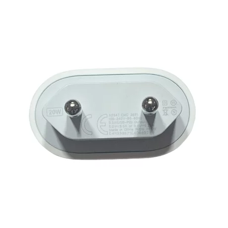 Incarcator Retea USB-C 20W iPhone Fara Logo Alb Retail Box (Compatibil)