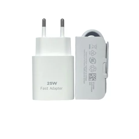 Incarcator Retea USB-C 25W Alb Retail Box - Cablu 1M Inclus - (Compatibil)