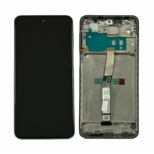 Ecran Compatibil pentru Xiaomi Redmi Note 9 Pro / Note 9S / Note 9 Pro Max / Note 10 Lite / Poco M2 Pro 2020 Alb CU RAMA