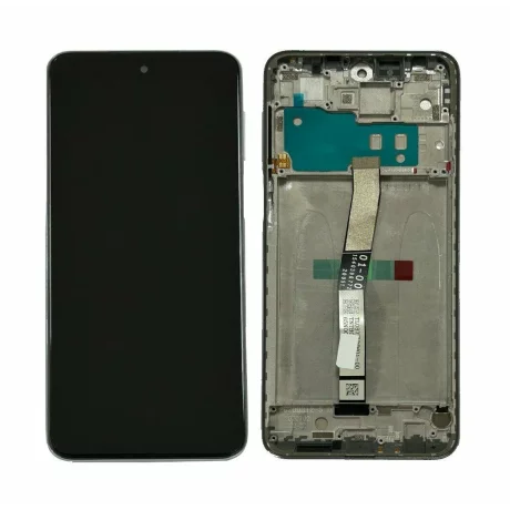 Ecran Compatibil pentru Xiaomi Redmi Note 9 Pro / Note 9S / Note 9 Pro Max / Note 10 Lite / Poco M2 Pro 2020 Alb CU RAMA