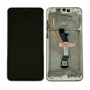 Ecran Compatibil pentru Xiaomi Redmi Note 8 Pro Alb CU RAMA