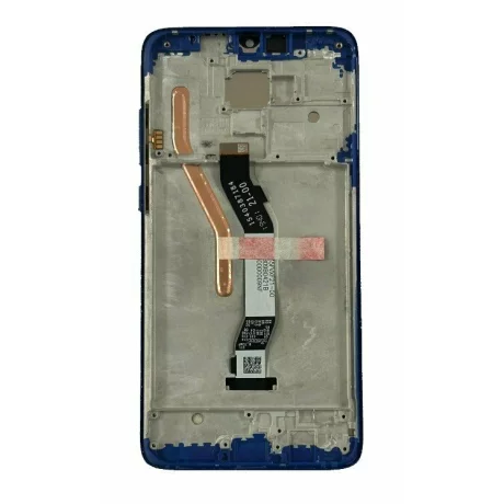 Ecran Compatibil pentru Xiaomi Redmi Note 8 Pro Albastru CU RAMA