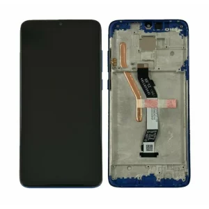 Ecran Compatibil pentru Xiaomi Redmi Note 8 Pro Albastru CU RAMA