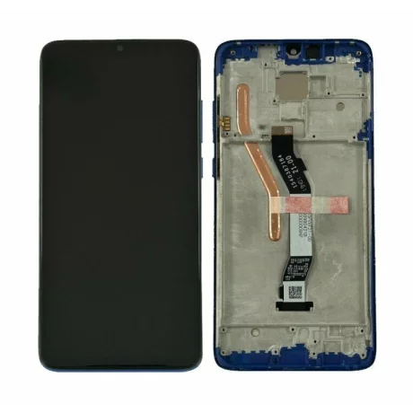 Ecran Xiaomi Redmi Note 8 Pro Albastru CU RAMA (Compatibil)