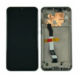 Ecran Compatibil pentru Xiaomi Redmi Note 8T Alb CU RAMA